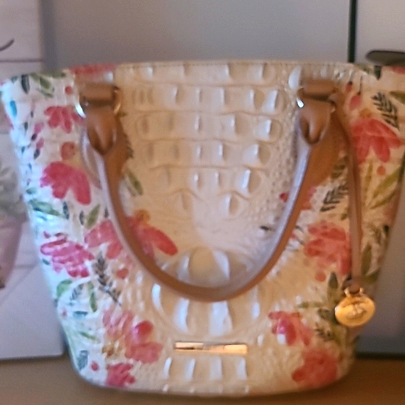 Brahmin Handbags - Brahmin floral crossbody EUC